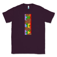 Plum St. Patrick's Day Western Shamrock Leopard Rainbow Classic Tee - Artiststas
