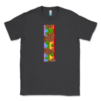 Smoke St. Patrick's Day Western Shamrock Leopard Rainbow Classic Tee - Artiststas