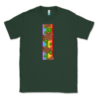 Sports Green St. Patrick's Day Western Shamrock Leopard Rainbow Classic Tee - Artiststas