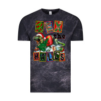 Cloud Black Rex The Halls Vintage Tee - FaDigitalArtStudio