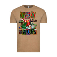 Vintage Coffee Rex The Halls Vintage Tee - FaDigitalArtStudio