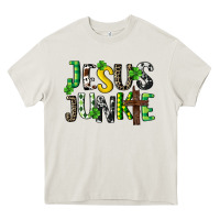 Cream Jesus junkie St. Patrick's Heavy Core Tee - CowGirlArtShop