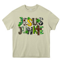 Mossy Jesus junkie St. Patrick's Heavy Core Tee - CowGirlArtShop