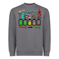 Storm battery life of a teacher monday friday Heavyweight Sweatshirt - RanaPortraitStore