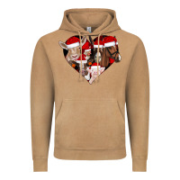 Vintage Camel farm animals christmas Vintage Hoodie - CowhideDigitalArt