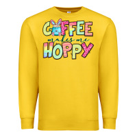 Lemon coffee makes me hoppy easter Premium Sweatshirt - Jasminsmagicworld