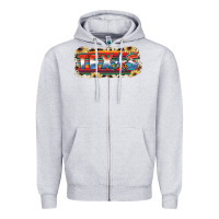 Heather Grey Texas Zipper Hoodie - JahusDesignShop