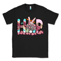 Black Easter Day Hop bunny Classic Tee - OliviaCreatesArt