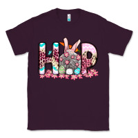 Plum Easter Day Hop bunny Classic Tee - OliviaCreatesArt