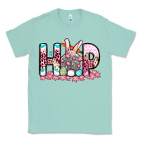 Seafoam Easter Day Hop bunny Classic Tee - OliviaCreatesArt
