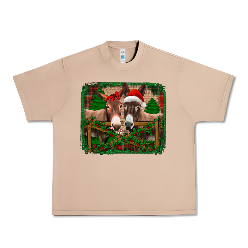 Christmas Donkeys Urban Heavy Tee by Jasminsmagicworld | Teevron