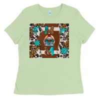 Matcha american football mom tumbler Ladies Tee - BundleAndBundleShop