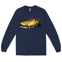 Navy Asphalt Paver Long Sleeve Tee - LillyAllenDesigns