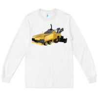 White Asphalt Paver Long Sleeve Tee - LillyAllenDesigns