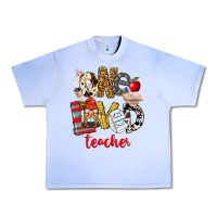 Grape Ice One Loved Teacher Urban Heavy Tee - FaDigitalArtStudio
