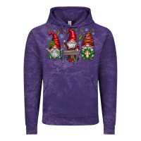 Cloud Purple christmas gnomes celebration Vintage Hoodie - CowhideDigitalArt