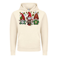 Vintage Artic christmas gnomes celebration Vintage Hoodie - CowhideDigitalArt