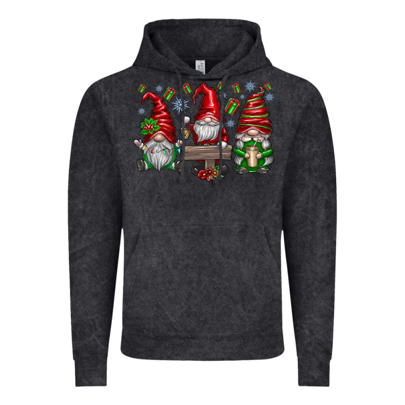 Christmas Gnomes Celebration Vintage Hoodie by CowhideDigitalArt | Teevron