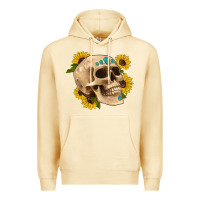 Pina Colada skull flowers and gemstone Premium Hoodie - Artiststas
