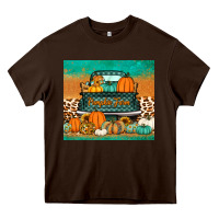 Chocolate Brown pumpkin farm truck tumbler Heavy Core Tee - Jasminsmagicworld