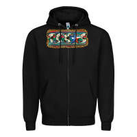 Black Texas Zipper Hoodie - JahusDesignShop