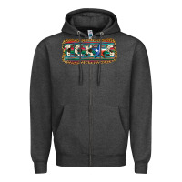 Charcoal Heather Texas Zipper Hoodie - JahusDesignShop