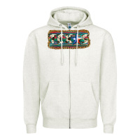 Oatmeal Heather Texas Zipper Hoodie - JahusDesignShop
