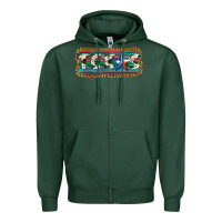Sports Green Texas Zipper Hoodie - JahusDesignShop
