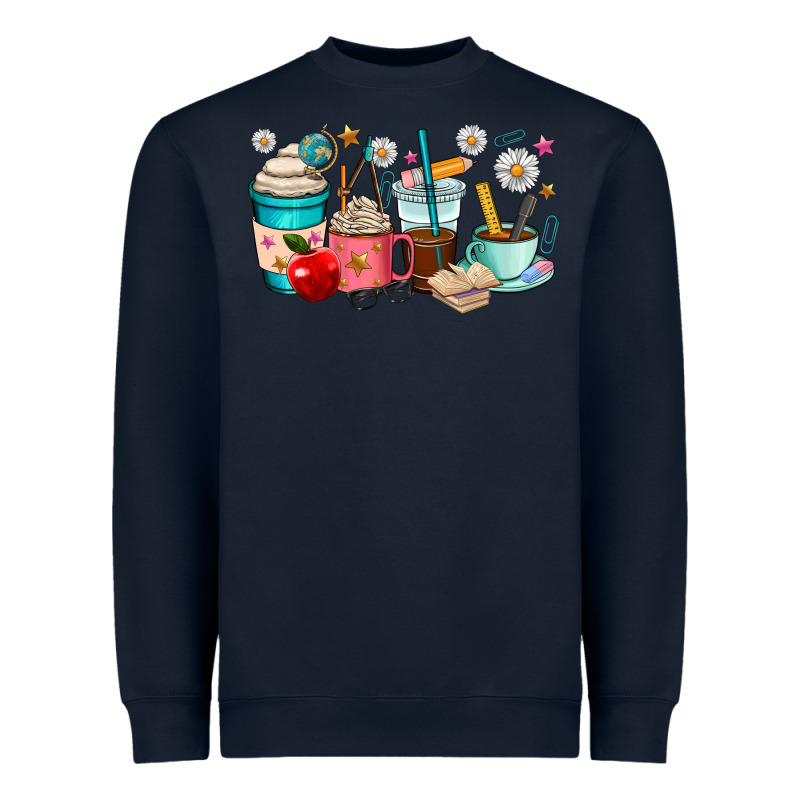 Teacher Coffee Cups Heavyweight Sweatshirt by RanaPortraitStore | Teevron
