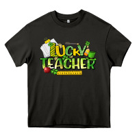 Asphalt lucky teacher St. Patrick's Day Heavy Core Tee - HowdyJamesFarm