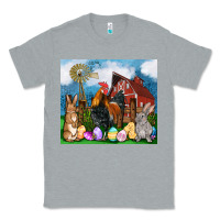 Heather Grey Farm animals 20oz Classic Tee - OliviaCreatesArt
