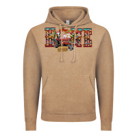Vintage Coffee home Christmas farm animals Vintage Hoodie - CowhideDigitalArt