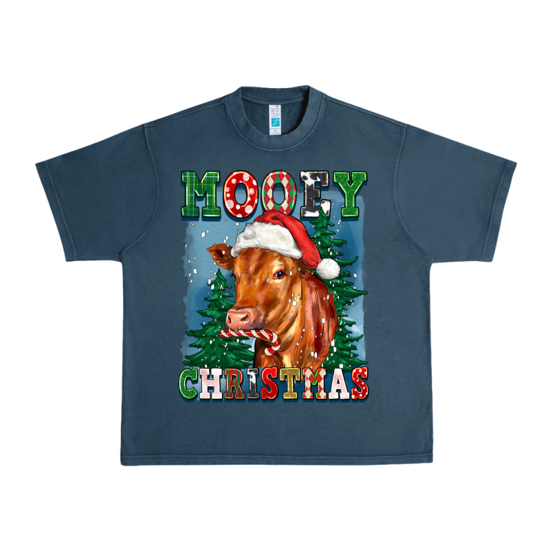 Mooey Christmas Heifer Urban Heavy Tee by FaDigitalArtStudio | Teevron