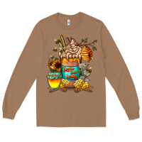 Toasted Coconut Than Honey Long Sleeve Tee - CowhideDigitalArt