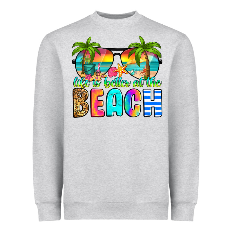 Life Is Better At The Beach Heavyweight Sweatshirt by RanaPortraitStore | Teevron