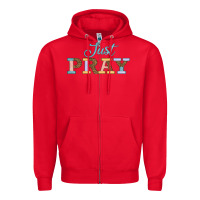 Red Just Pray Zipper Hoodie - JahusDesignShop