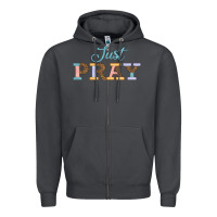 Smoke Just Pray Zipper Hoodie - JahusDesignShop