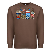 Chestnut 4th of july skeleton coffee cups Premium Sweatshirt - Jasminsmagicworld