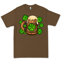 Cacao St. Patrick's Beer and shamrock Premium Tee - OliviaCreatesArt