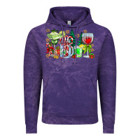 Cloud Purple Christmas tequila Vintage Hoodie - CowhideDigitalArt