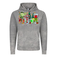 Cloud Rock Christmas tequila Vintage Hoodie - CowhideDigitalArt