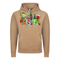 Vintage Coffee Christmas tequila Vintage Hoodie - CowhideDigitalArt