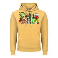 Vintage Mustard Christmas tequila Vintage Hoodie - CowhideDigitalArt