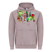 Vintage Zinc Christmas tequila Vintage Hoodie - CowhideDigitalArt