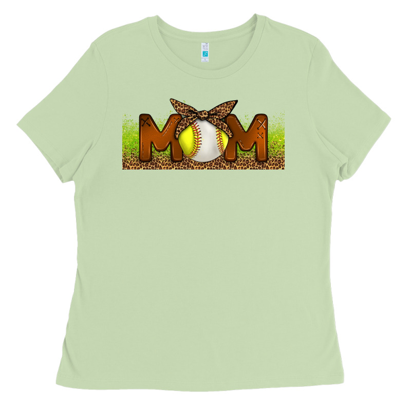 Baseball And Softball Mom Libbey Glass Ladies Tee by BundleAndBundleShop | Teevron