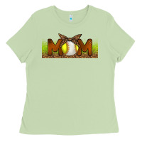 Matcha Baseball And Softball Mom Libbey Glass Ladies Tee - BundleAndBundleShop