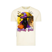 Vintage Arctic spooky babe black witch cat Vintage Tee - BundleAndBundleShop