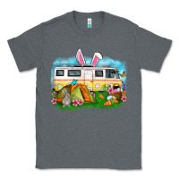 Charcoal Heather Easter Day camper Classic Tee - OliviaCreatesArt