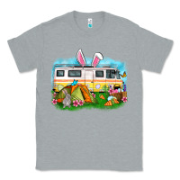 Heather Grey Easter Day camper Classic Tee - OliviaCreatesArt