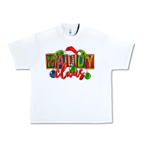White Christmas daddy Claus Urban Heavy Tee - FaDigitalArtStudio